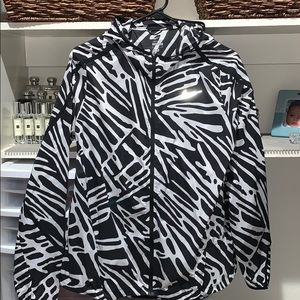 Nike Ladies Zebra Print Wind Breaker